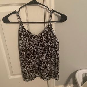 Cheetah Print Top with Adjustable Straps Size XS